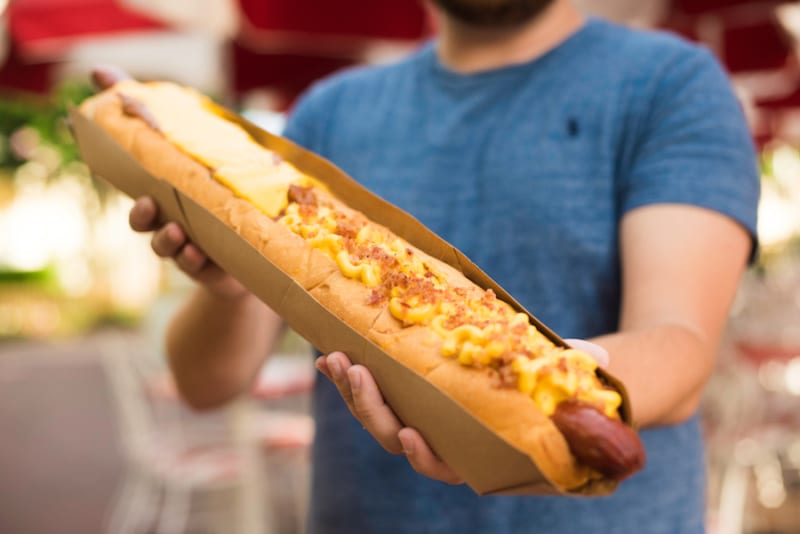 Two Foot Long Hot Dog Coming To Casey s Corner Tomorrow