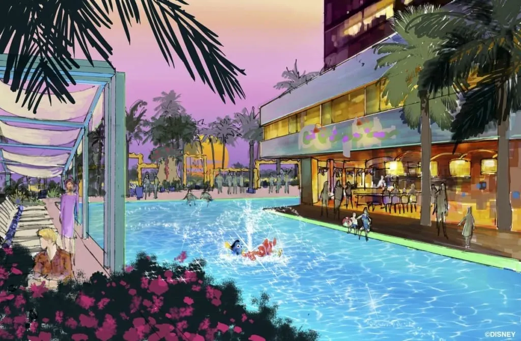 disneyland luxury hotel concept art