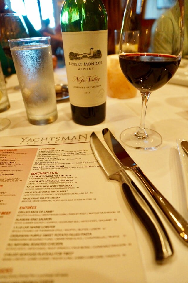 yachtsman wine list