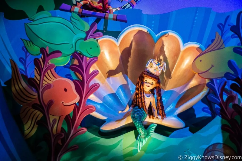 The Little Mermaid in It's a Small World in Disneyland