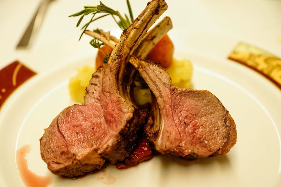 Palo Dinner Review Rack of Lamb