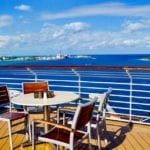 DisnDisney Cruise Cabanas Breakfast Review Outside Table View