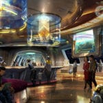 Star Wars: Galactic Starcruiser resort concept art.