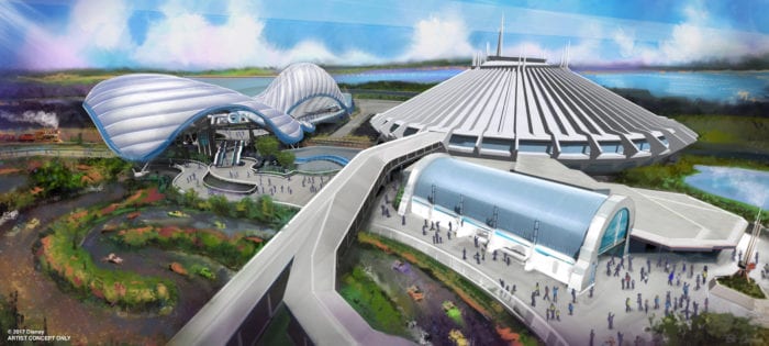 Tron Roller Coaster Magic Kingdom Concept Art