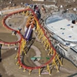 Toy Story Land Construction Update November Slinky Dog Dash Coaster