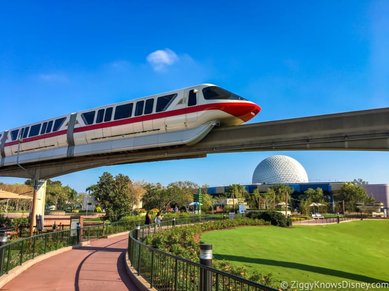 walt disney monorail set