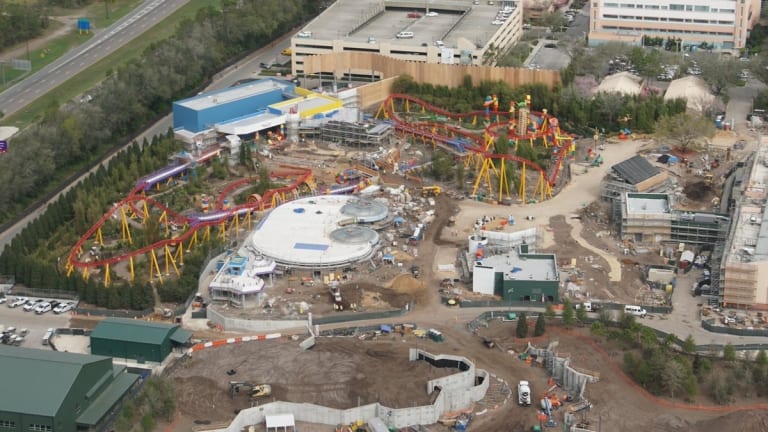 Toy Story Land Landscaping Starting to Come Together