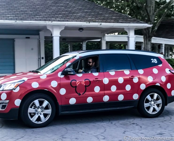 Disney's Minnie Van Review Walt Disney World our driver