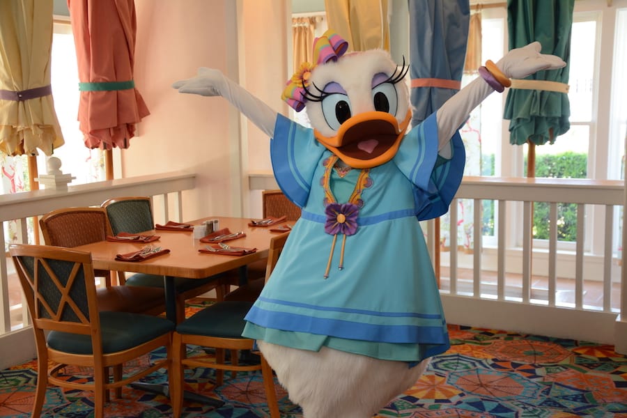 Daisy Duck Now at Minnie’s Beach Bash Breakfast at Cape May Cafe