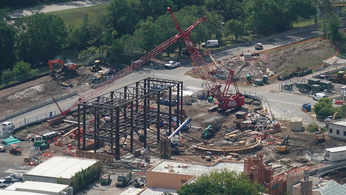 PHOTOS: Ratatouille Attraction Building Gets Bigger as Steel Rises