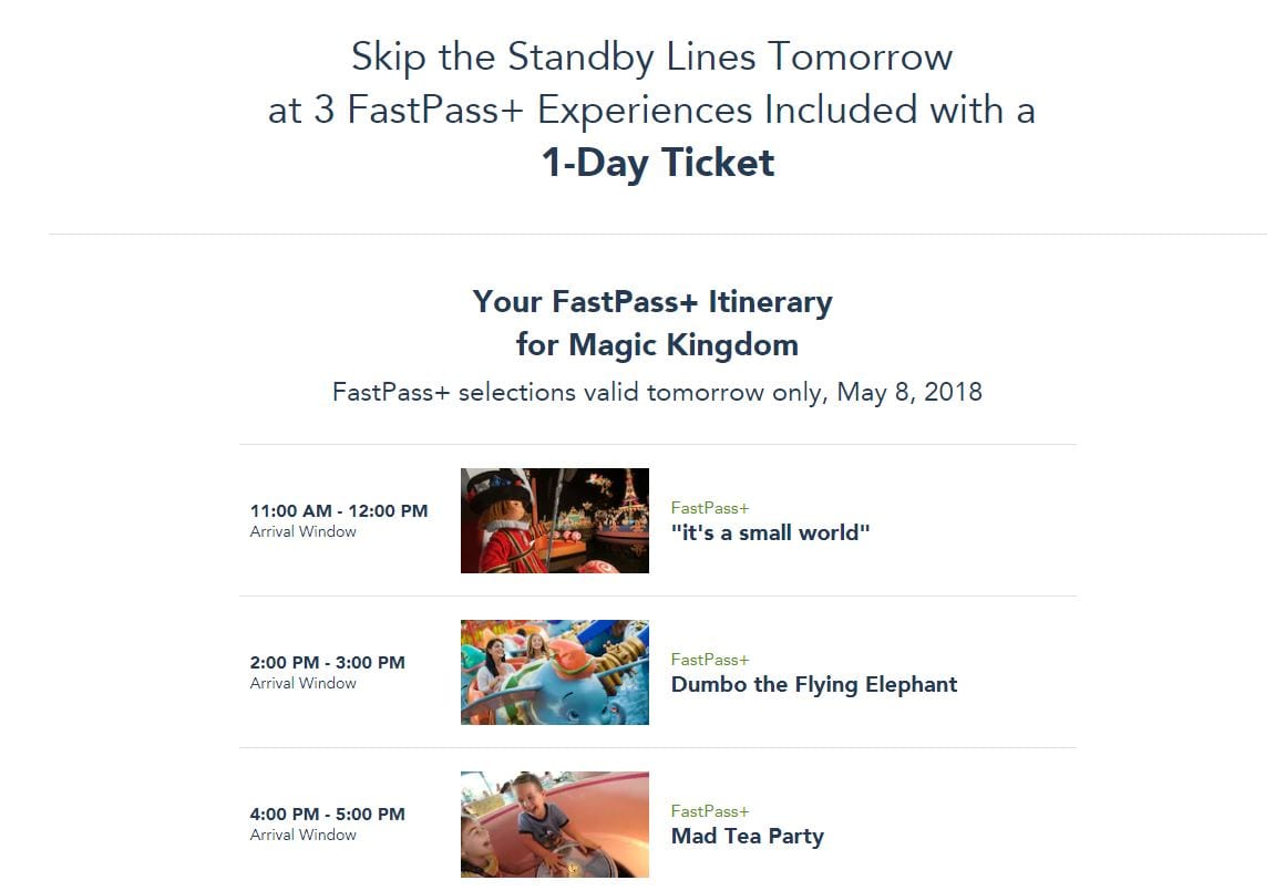 New Disney World 1Day Ticket with FastPass+ Bundles Now Available