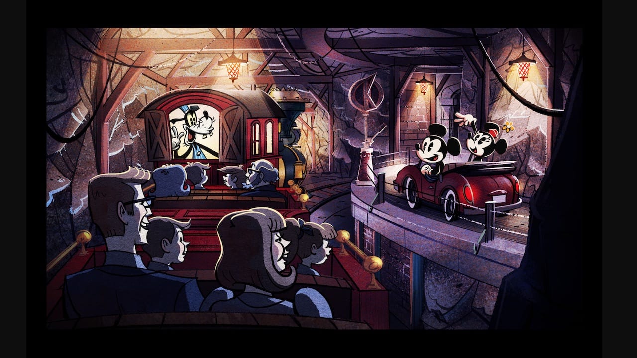 PHOTOS New Mickey And Minnie S Runaway Railway Concept Art   Mickey And Minnies Runaway Railway Concpet Art 