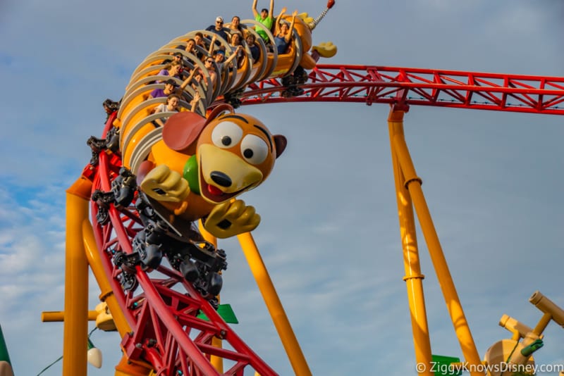 slinky dog ride at hollywood studios