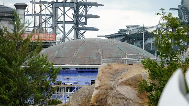 Themed Roofs and Painted Spires Star Wars Galaxy's Edge roof