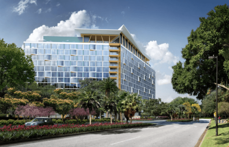 New Swan and Dolphin Hotel "The Cove" Begins Construction