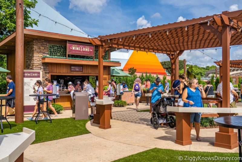 Wine and Dine Studio Review 2018 Epcot Food and Wine Festival marketplace