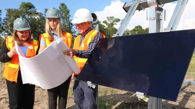 First Solar Panel Installed Walt Disney World's New Solar Facility