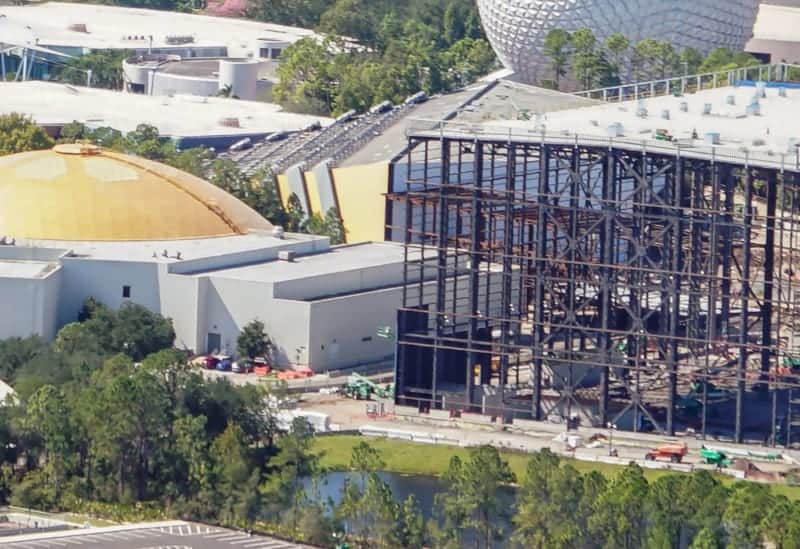 Guardians of the Galaxy Construction Update October 2018 First Wall Panels Installed