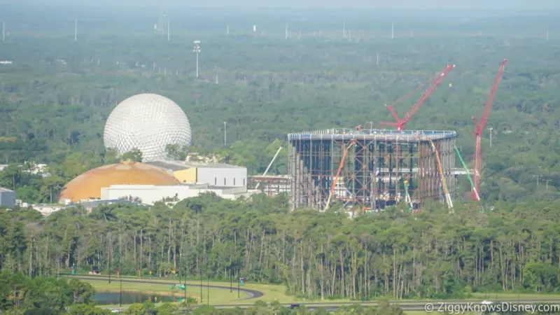 Guardians of the Galaxy Rollercoaster Construction Update October 2018, Solar Panels Down