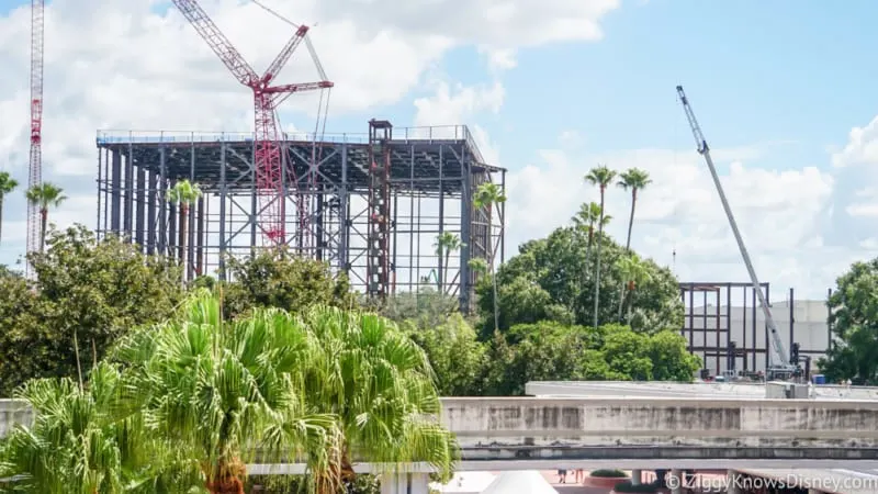 Guardians of the Galaxy Rollercoaster Construction Update October 2018, Solar Panels Down