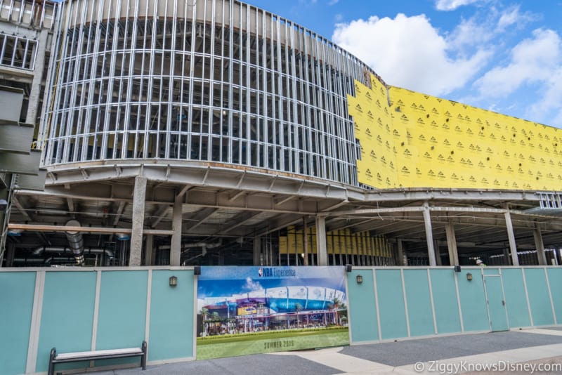 Disney Springs Construction Update October 2018 Photos NBA Experience