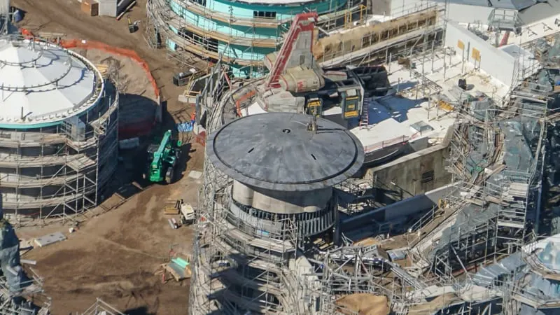 Star Wars Galaxy's Edge Construction Update October 2018 turret