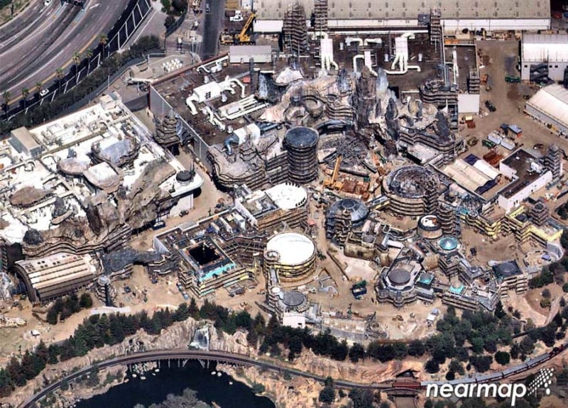 Millennium Falcon Construction Begins in Star Wars Galaxy's Edge in Disneyland