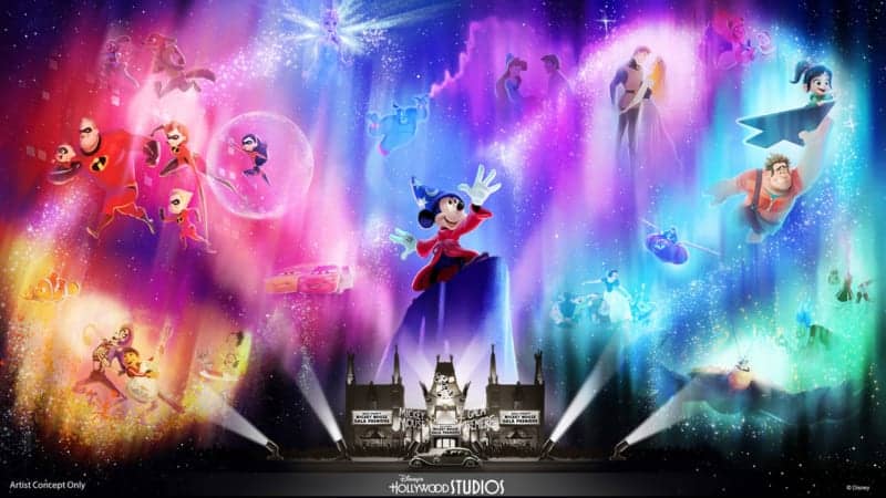 New Nighttime Show for Disney's Hollywood Studios Wonderful World of Animation