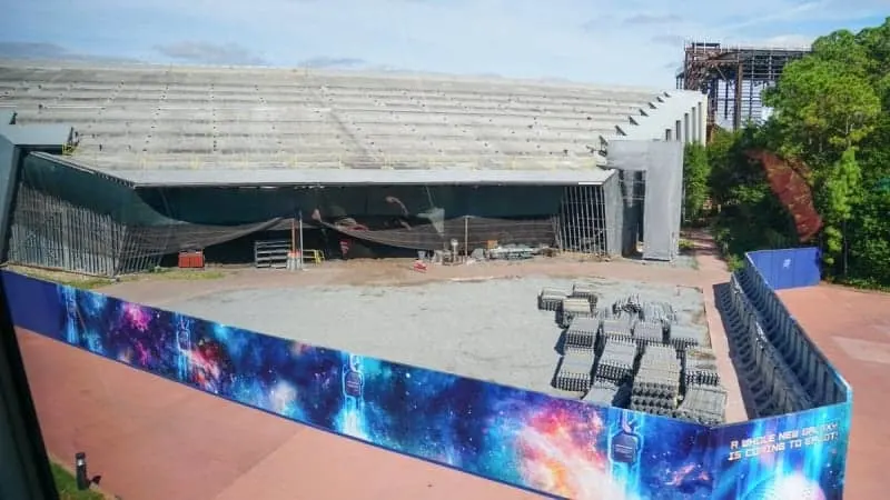 Guardians of the Galaxy Roller Coaster Construction Update November 2018 