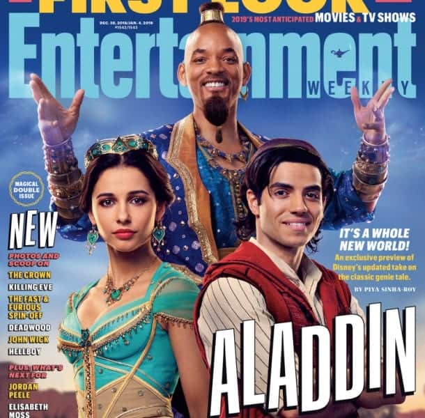 Aladdin Preview Entertainment Weekly. Genie not Blue