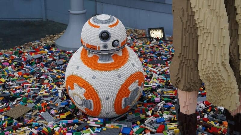 New Lego Statues Disney Springs BB-8