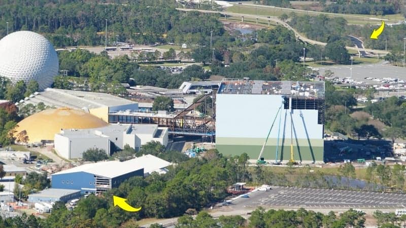 Guardians of the Galaxy Coaster Epcot Update December 2018 gravity building
