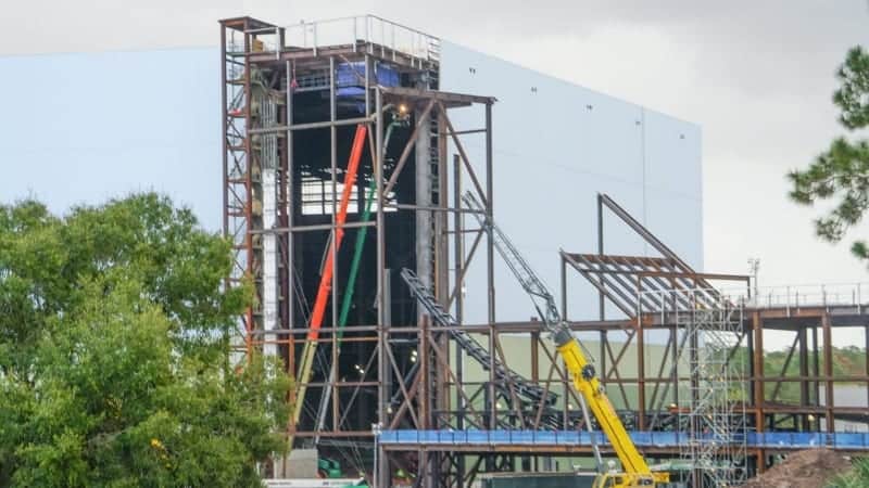 Guardians of the Galaxy Coaster Epcot Update December 2018 tunnel