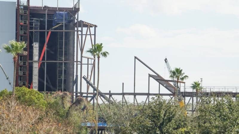 Guardians of the Galaxy Coaster Epcot Update December 2018 tunnel ramp
