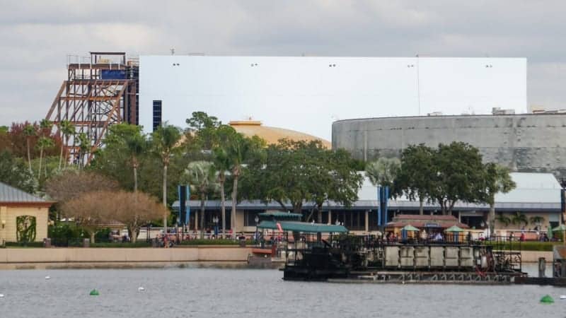 Guardians of the Galaxy Coaster Epcot Update December 2018 tunnel roof