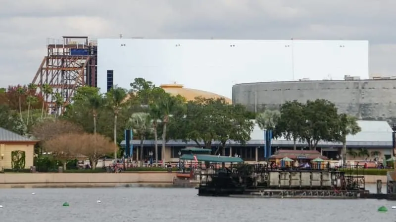 Guardians of the Galaxy Coaster Epcot Update December 2018 tunnel roof