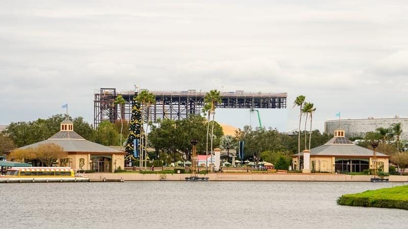 Guardians of the Galaxy Coaster Epcot Update December 2018 invisible