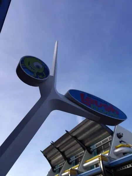 New Monsters Inc. Laugh Floor Sign in Tomorrowland