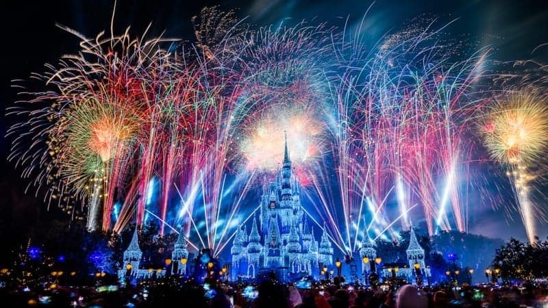 New Year's Fireworks Live Stream Disney Parks