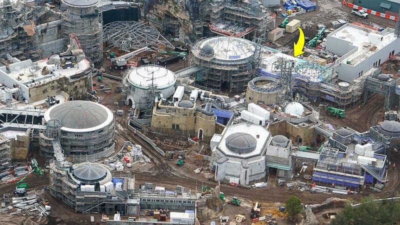 Star Wars Galaxy's Edge Construction Update December 2018 