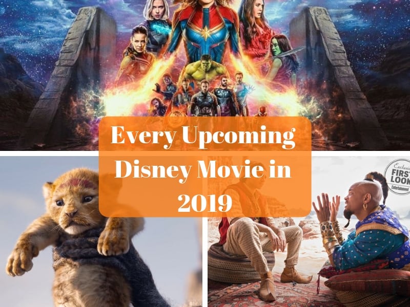 every upcoming Disney movie in 2019