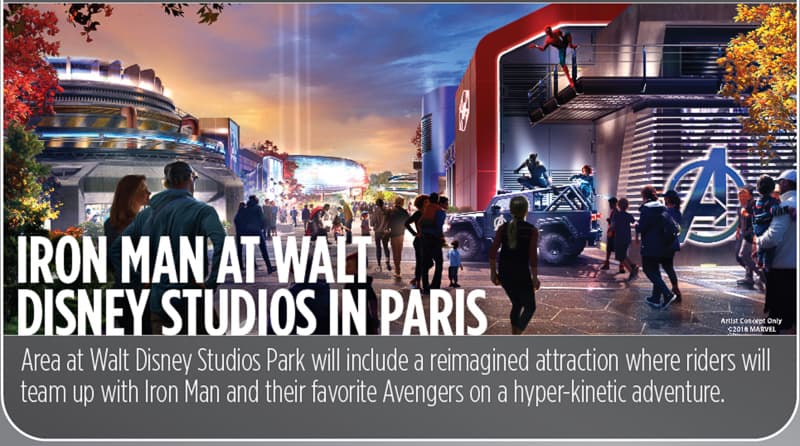 Iron Man / Avengers Coaster Disneyland Paris Concept Art