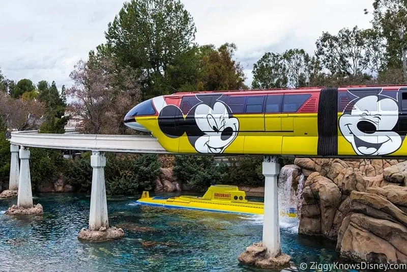 Mickey Mouse Monorail Disneyland second design