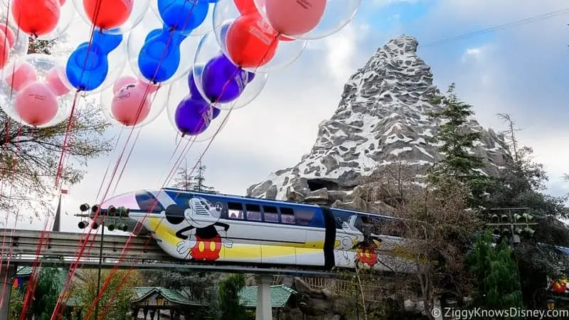 Mickey Mouse Monorail Disneyland