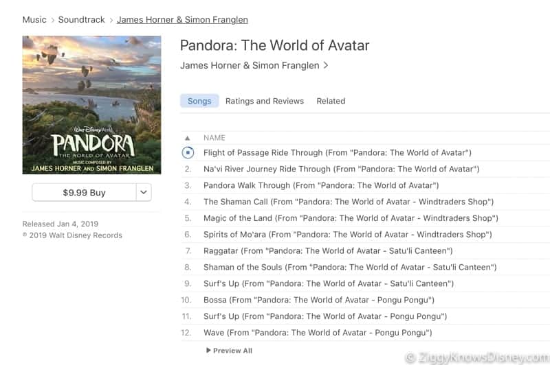 Pandora The World of Avatar Apple Music