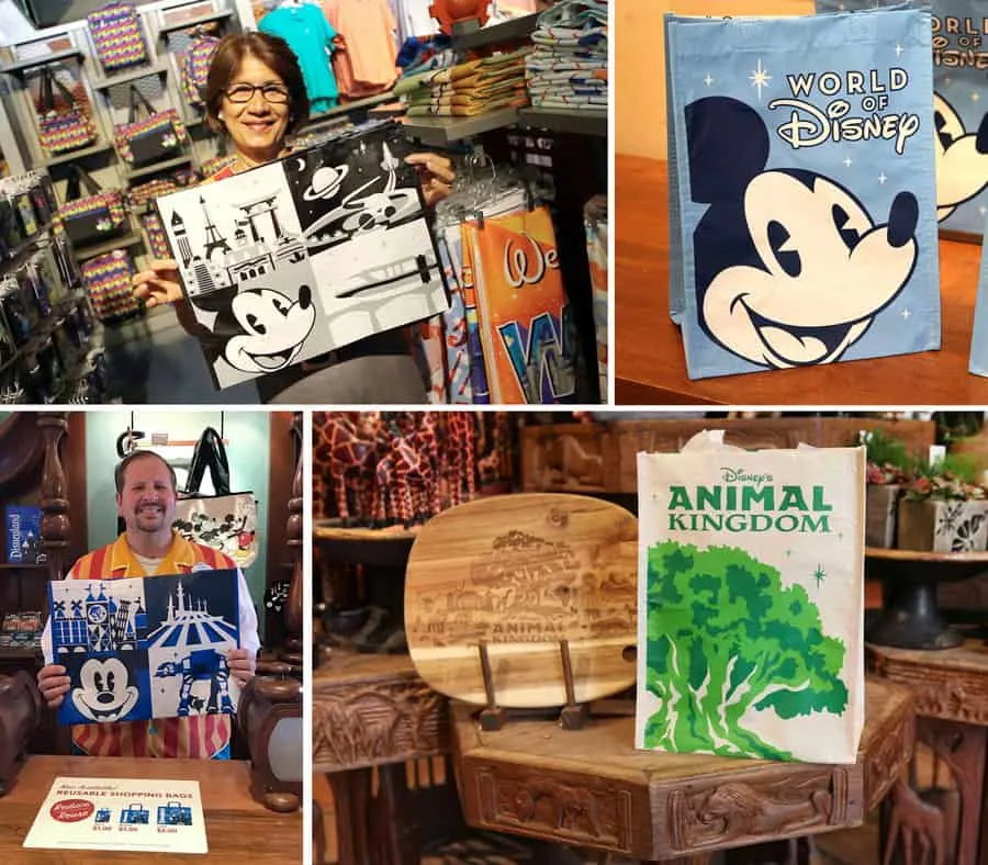 Character Reusable Bags available in Disney parks