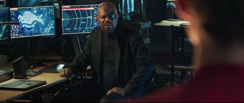 Spider-Man Far, From Home Trailer Nick Fury