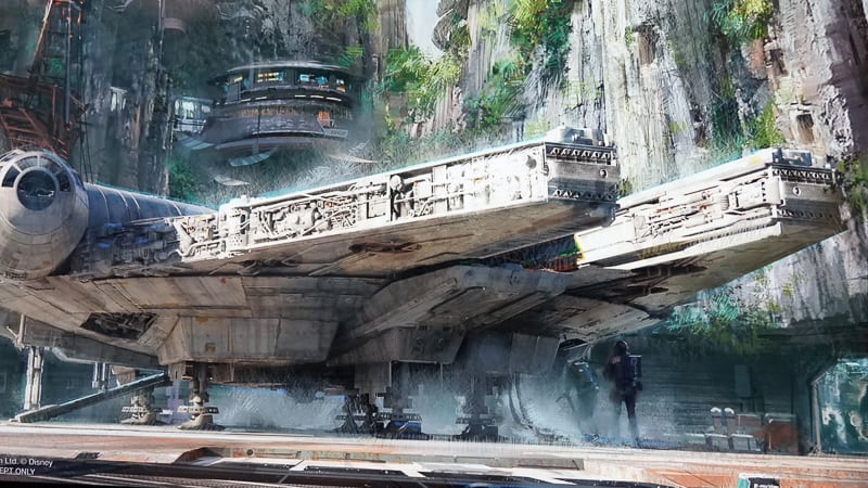 Star Wars Galaxy's Edge Construction Update January 2019 