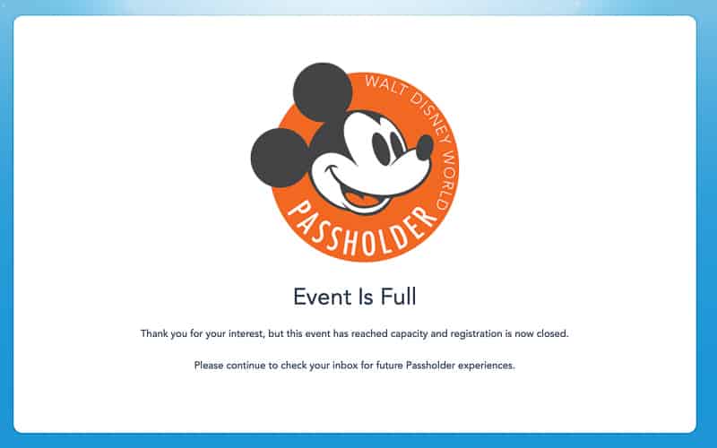 V.I.PASSHOLDER Nights Events sold out