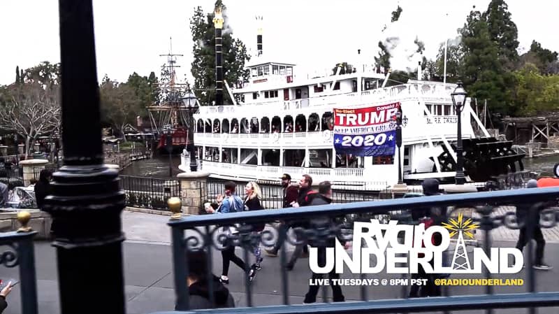 Guest banned from Disneyland after hanging Trump banner
